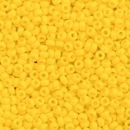 Miyuki seed beads 11/0 - Opaque dark yellow 11-404D